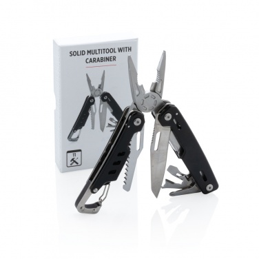 Logotrade Geschäftsgeschenke das Foto: Solid Multitool mit Karabiner