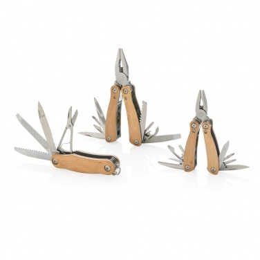 Logotrade Firmengeschenke das Foto: Holz Mini-Multitool