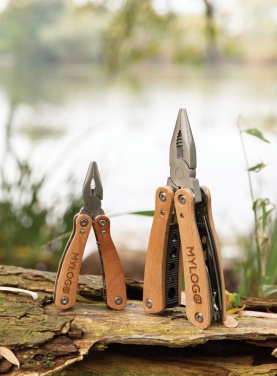 Logotrade Logogeschenke das Foto: Holz Mini-Multitool