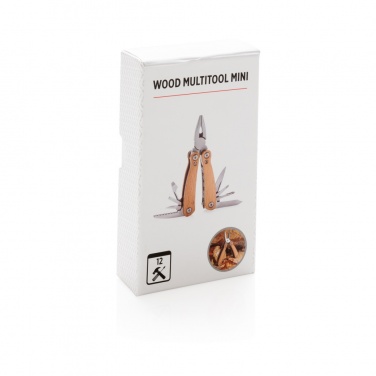 Logotrade Werbegeschenke das Foto: Holz Mini-Multitool