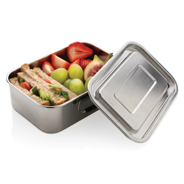 Logotrade Werbegeschenke das Foto: Auslaufsichere Lunchbox aus RCS recyceltem Stainless Steel