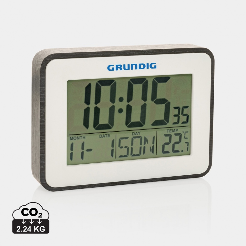 Logotrade Firmengeschenke das Foto: Grundig Thermometer, Wecker und Kalender