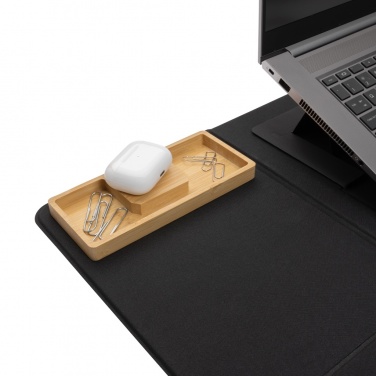 Logotrade Werbeartikel das Foto: Impact AWARE RPET faltbare Desk-Organizer mit Laptop-Ständer