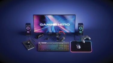 Logotrade werbemittel das Foto: RGB Gaming Mauspad