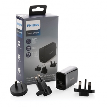 Logotrade Logogeschenke das Foto: Philips Ultra Fast PD Travel-Charger