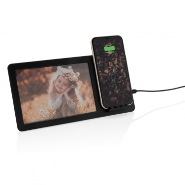 Logotrade Werbeartikel das Foto: 5W Wireless Charger mit Fotorahmen