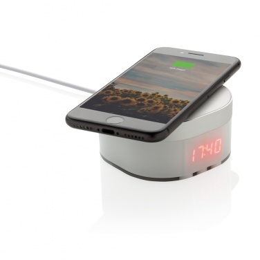 Logotrade Firmengeschenke das Foto: Aria 5W Wirless Charging Uhr