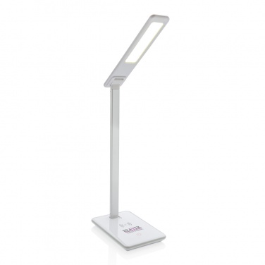 Logotrade Werbeartikel das Foto: 5W Wireless Charging Schreibtischlampe