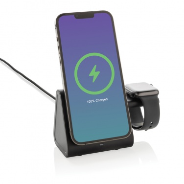 : Powerbase 3-in-1-Charger aus RCS Kunststoff mit Powerbank