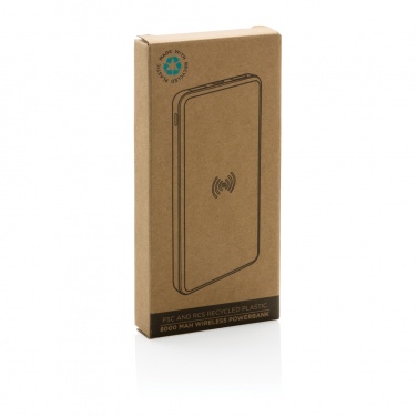 Logotrade Firmengeschenke das Foto: RCS Rplastic 8.000mAh Wireless Powerbank