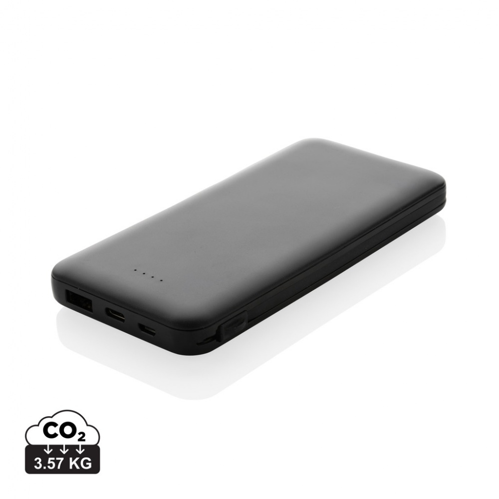 Logotrade Logogeschenke das Foto: Lockhart 10.000mAh Powerbank aus RCS Kunststoff