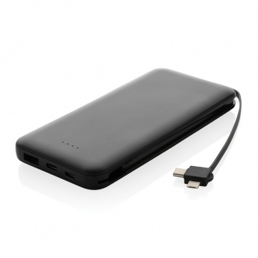 Logotrade Firmengeschenke das Foto: Lockhart 10.000mAh Powerbank aus RCS Kunststoff