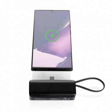 : Powerlink 3000mah Powerbank aus RCS rPlastic mit USB-C Kabel