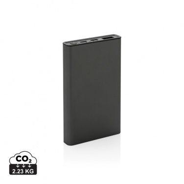 Logotrade Geschäftsgeschenke das Foto: Terra 5.000 mAhPowerbank aus RCS recyceltem Aluminium