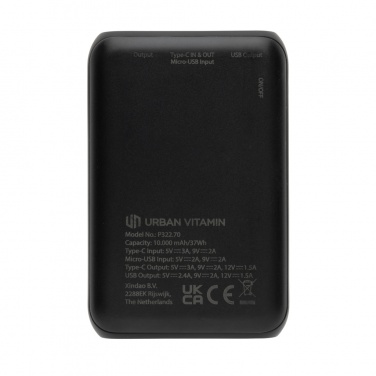 Logotrade werbemittel das Foto: Urban Vitamin Alameda 10.000mAh 18W PD Powerbank