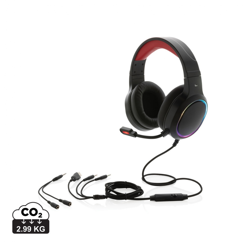 Logotrade Werbegeschenke das Foto: RGB Gaming Headset