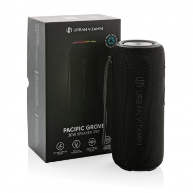 Logotrade Firmengeschenke das Foto: Urban Vitamin Pacific Grove 30W IPX7 Speaker aus RCS Plastik