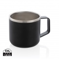 Stainless-Steel Camping-Tasse, Schwarz