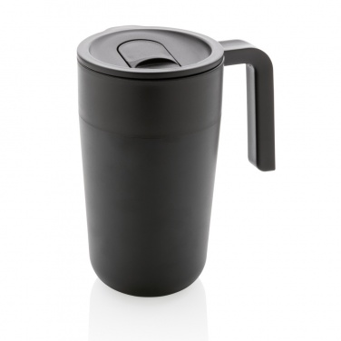 Logotrade Firmengeschenke das Foto: GRS recycelte PP und Stainless Steel Tasse mit Griff