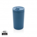 Doppelwandiger Vakuum-Becher aus RCS recyceltem SS, Blau