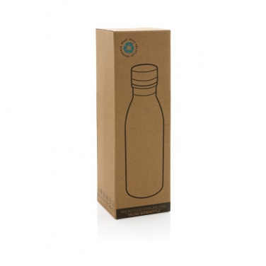 Logotrade Logogeschenke das Foto: Deluxe Wasserflasche aus RCS recyceltem Stainless-Steel