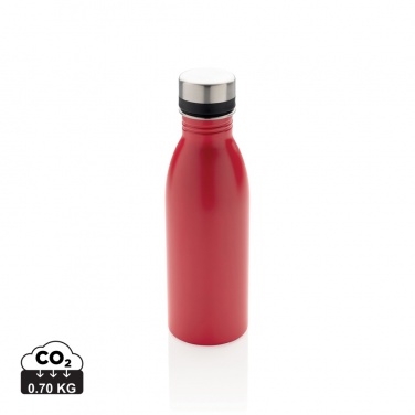 Logotrade Firmengeschenke das Foto: Deluxe Wasserflasche aus RCS recyceltem Stainless-Steel