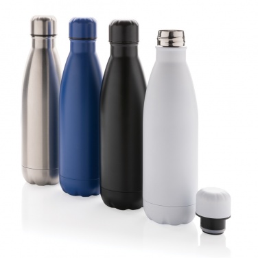 Logotrade Werbegeschenke das Foto: Eureka einwandige Wasserflasche aus RCS rec. Stainless-Steel