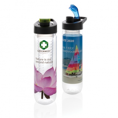 Logotrade Geschäftsgeschenke das Foto: Wasserflasche mit Aromafach