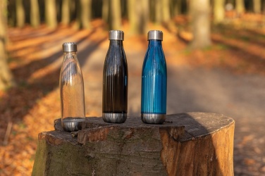 Logotrade Werbeartikel das Foto: Auslaufsichere Trinkflasche mit Stainless-Steel-Deckel