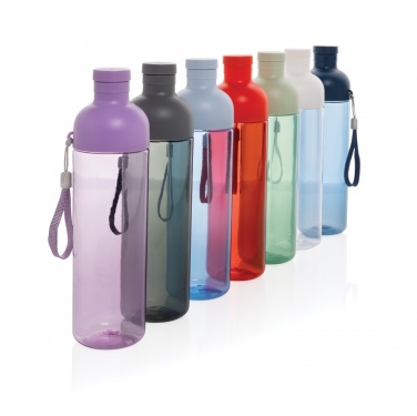 Logotrade Geschäftsgeschenke das Foto: Impact auslaufsichere Wasserflasche aus RCS recyc. PET 600ml