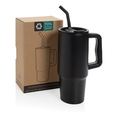 Logotrade Firmengeschenke das Foto: Embrace Deluxe Becher aus RCS recyceltem Edelstahl 900ml