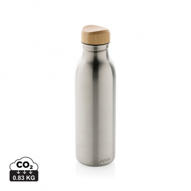 Logotrade Werbeartikel das Foto: Avira Alcor 600ml Wasserflasche aus RCS rec. Stainless-Steel