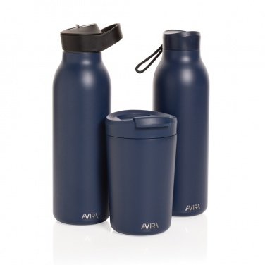 Logotrade Logogeschenke das Foto: Avira Ara RCS Re-Steel Fliptop Wasserflasche 500ml