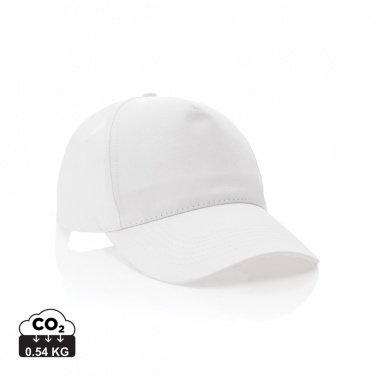 Logotrade Logogeschenke das Foto: Impact 5 Panel Kappe aus 190gr rCotton mit AWARE™ Tracer