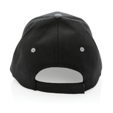 Logotrade Logogeschenke das Foto: Impact AWARE™ 280gr Brushed rCotton 6 Panel Kontrast-Cap