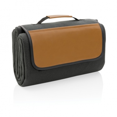 Logotrade werbemittel das Foto: Impact Aware™ RPET Picknickdecke mit PU-Tasche