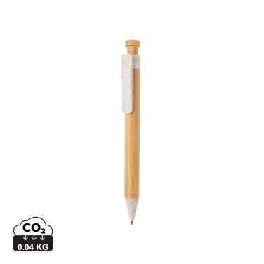 : Bambus Stift mit Wheatstraw-Clip