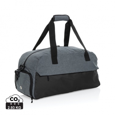 Logotrade Werbeartikel das Foto: Kazu AWARE™ RPET Weekend-Duffel-Bag