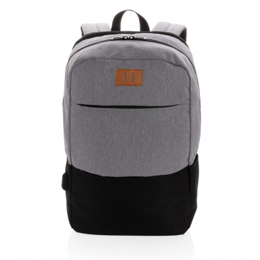 Logotrade werbemittel das Foto: Moderner 15.6" USB & RFID Laptop-Rucksack, PVC-frei