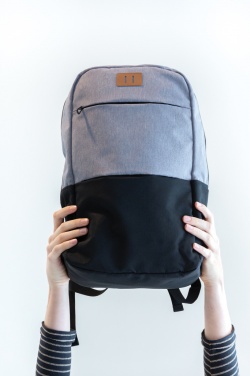 Logotrade Werbeartikel das Foto: Moderner 15.6" USB & RFID Laptop-Rucksack, PVC-frei