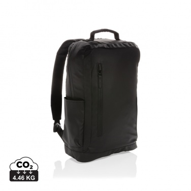 Logotrade Geschäftsgeschenke das Foto: Fashion schwarzer 15.6" Laptop-Rucksack, PVC-frei