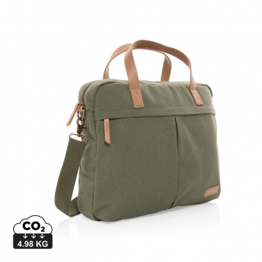 Logotrade werbemittel das Foto: Impact AWARE™ 16 oz. rCanvas Laptop-Tasche