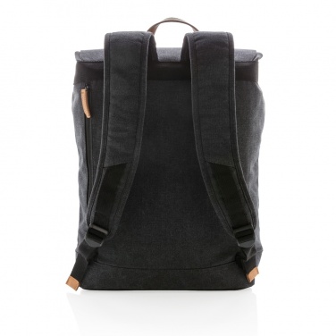 Logotrade Logogeschenke das Foto: Canvas Laptop-Rucksack, PVC-frei