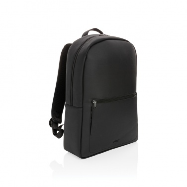 Logotrade Firmengeschenke das Foto: Swiss Peak Deluxe PU Laptop-Rucksack, PVC-frei