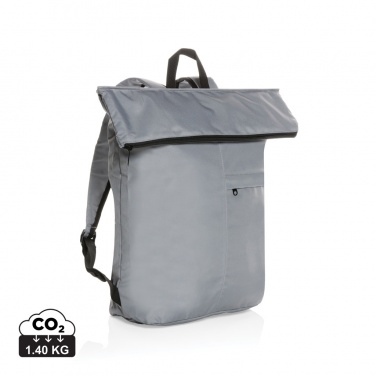 Logotrade Werbeartikel das Foto: Dillon AWARE™ RPET faltbarer Lightweight-Rucksack