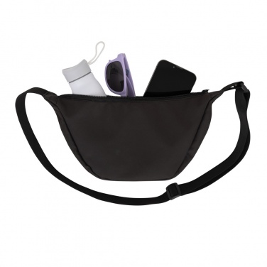 Logotrade Geschäftsgeschenke das Foto: Crescent AWARE™ RPET Half-Moon Sling Tasche