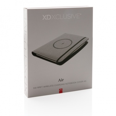 : Air 5W Wireless Charging Notizbuch A5 mit 5000 mAh Powerbank