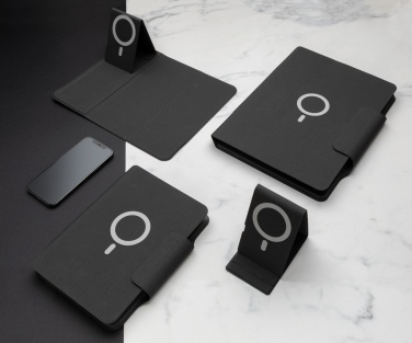 Logotrade Firmengeschenke das Foto: Artic magnetisches 10W Wireless Charging A4 Portfolio