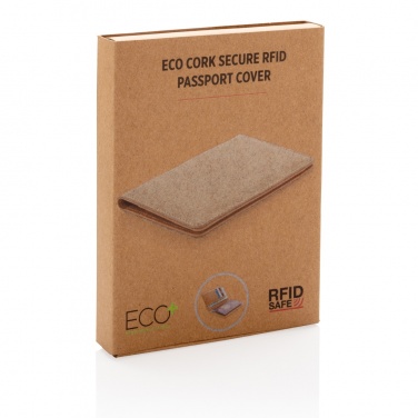 Logotrade Werbeartikel das Foto: Kork RFID Passport-Cover