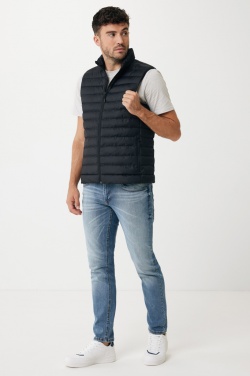 Logotrade Firmengeschenke das Foto: Iqoniq Meru Herren Bodywarmer aus recyceltem Polyester